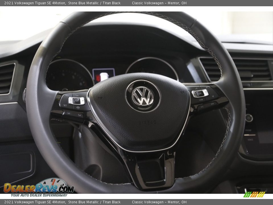 2021 Volkswagen Tiguan SE 4Motion Steering Wheel Photo #7