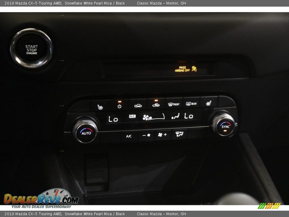 2019 Mazda CX-5 Touring AWD Snowflake White Pearl Mica / Black Photo #13