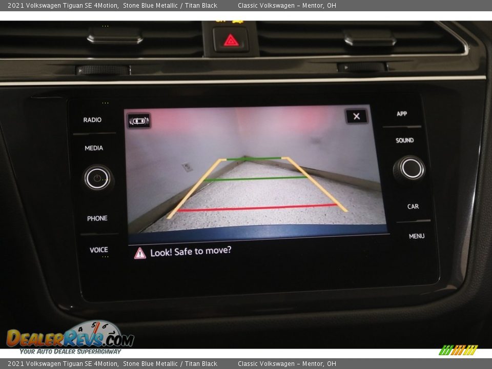 2021 Volkswagen Tiguan SE 4Motion Stone Blue Metallic / Titan Black Photo #12