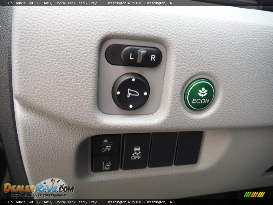 2019 Honda Pilot EX-L AWD Crystal Black Pearl / Gray Photo #16
