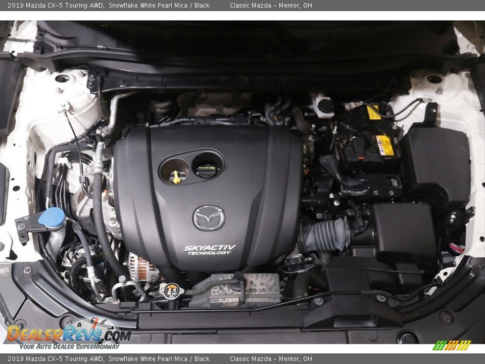 2019 Mazda CX-5 Touring AWD Snowflake White Pearl Mica / Black Photo #19