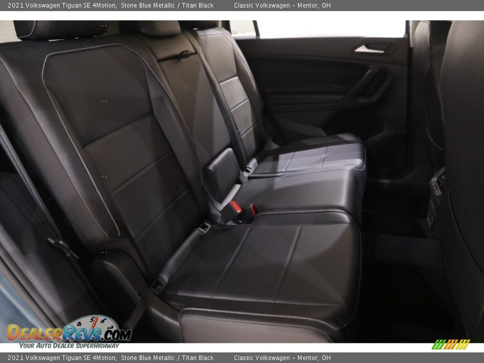 2021 Volkswagen Tiguan SE 4Motion Stone Blue Metallic / Titan Black Photo #16