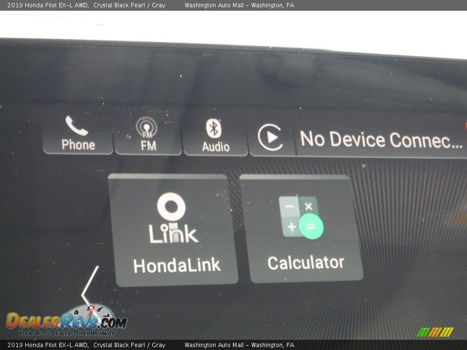 2019 Honda Pilot EX-L AWD Crystal Black Pearl / Gray Photo #21