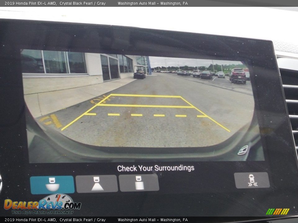 2019 Honda Pilot EX-L AWD Crystal Black Pearl / Gray Photo #22