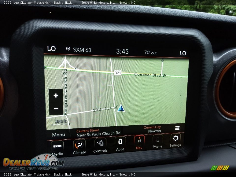 Navigation of 2022 Jeep Gladiator Mojave 4x4 Photo #24