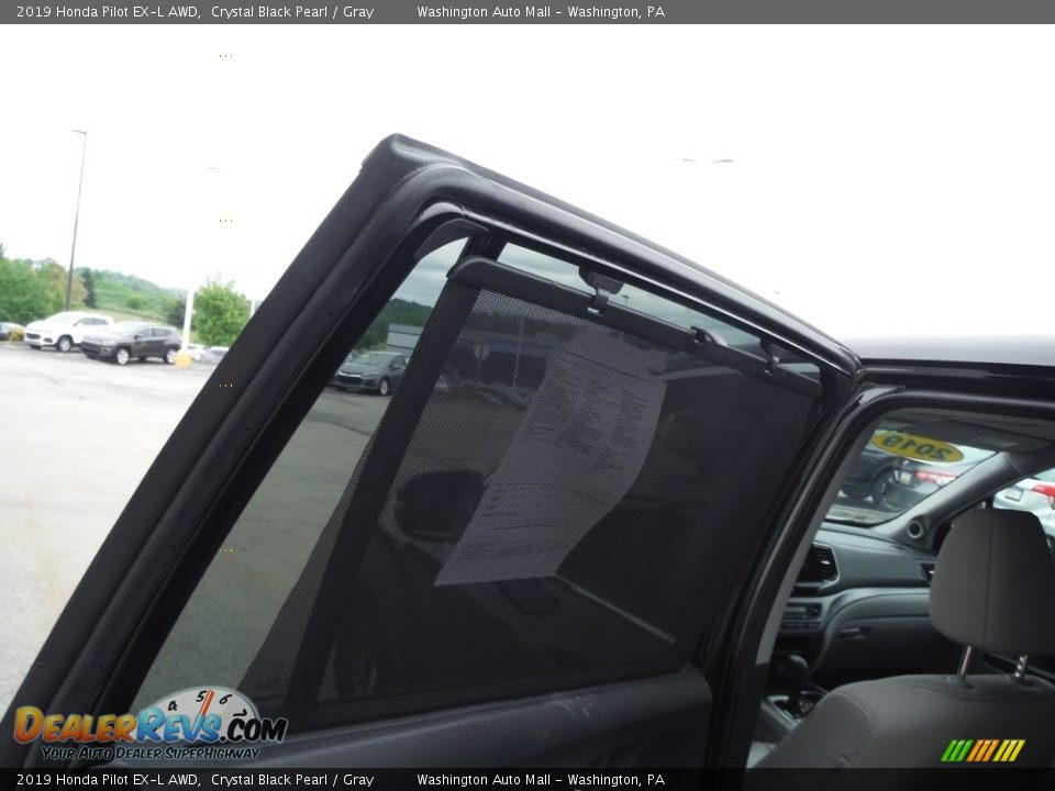 2019 Honda Pilot EX-L AWD Crystal Black Pearl / Gray Photo #29