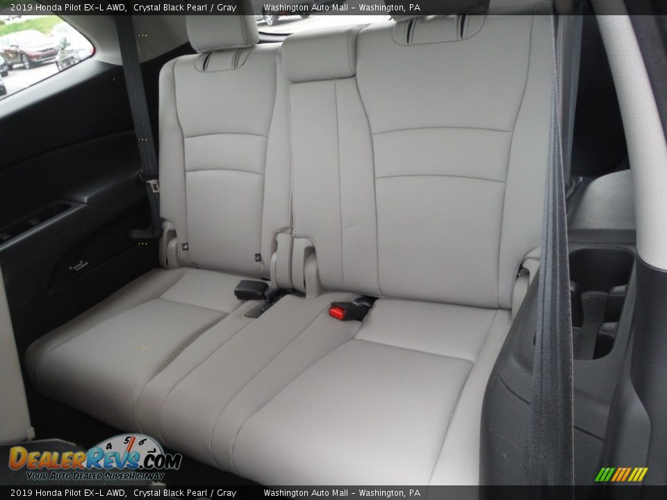 2019 Honda Pilot EX-L AWD Crystal Black Pearl / Gray Photo #30