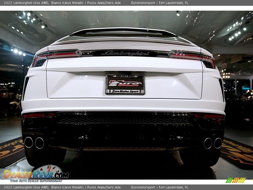 2022 Lamborghini Urus AWD Bianco Icarus Metallic / Rosso Alala/Nero Ade Photo #10
