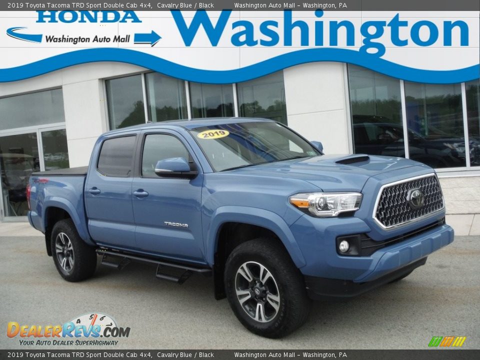 2019 Toyota Tacoma TRD Sport Double Cab 4x4 Cavalry Blue / Black Photo #1