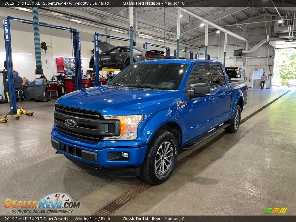 2019 Ford F150 XLT SuperCrew 4x4 Velocity Blue / Black Photo #1