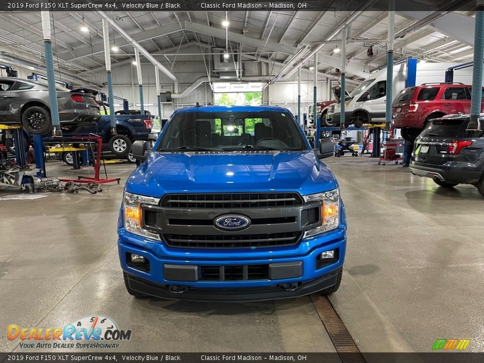 2019 Ford F150 XLT SuperCrew 4x4 Velocity Blue / Black Photo #2