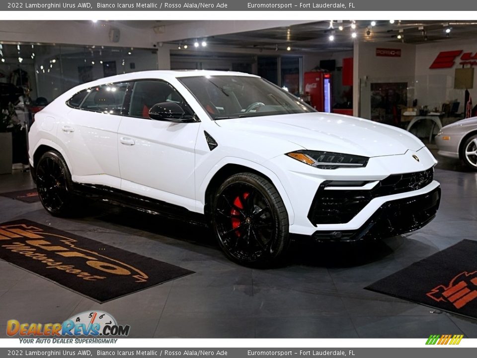 Bianco Icarus Metallic 2022 Lamborghini Urus AWD Photo #14