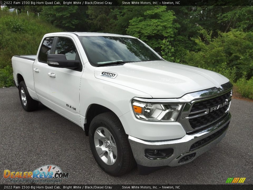 Front 3/4 View of 2022 Ram 1500 Big Horn Quad Cab Photo #4