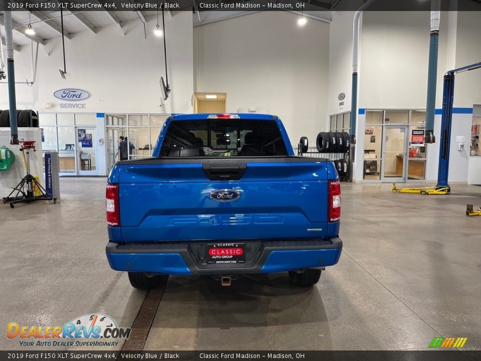 2019 Ford F150 XLT SuperCrew 4x4 Velocity Blue / Black Photo #6