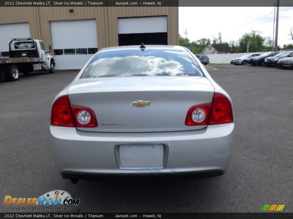 2012 Chevrolet Malibu LT Silver Ice Metallic / Titanium Photo #5