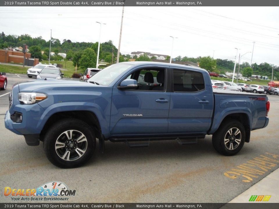 2019 Toyota Tacoma TRD Sport Double Cab 4x4 Cavalry Blue / Black Photo #16