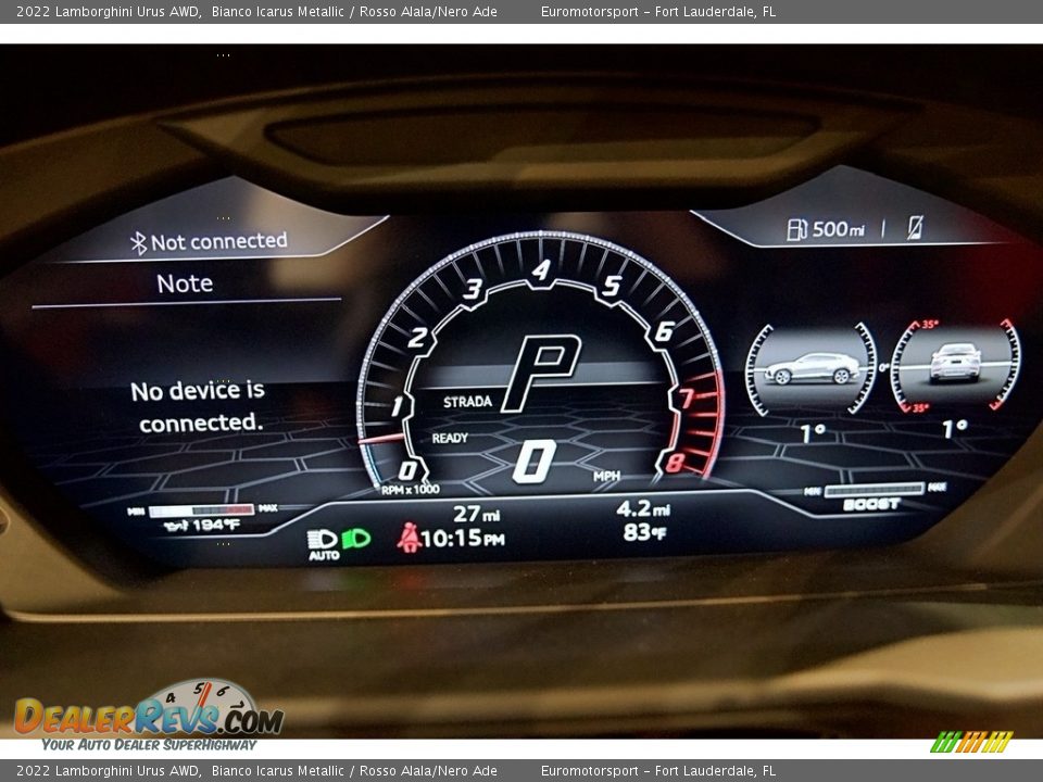 2022 Lamborghini Urus AWD Gauges Photo #28