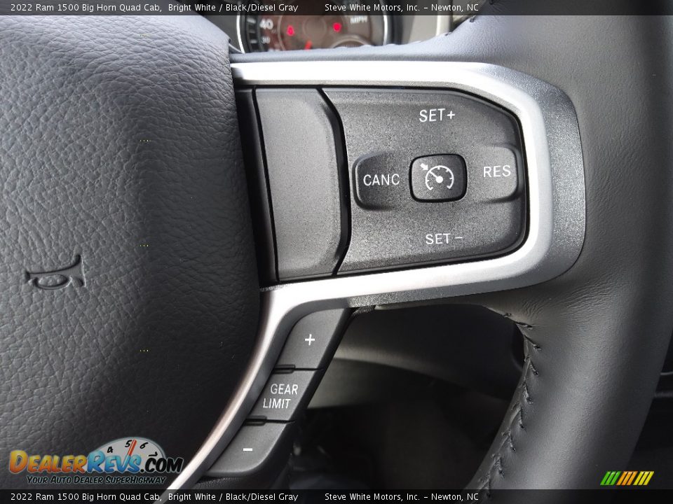 2022 Ram 1500 Big Horn Quad Cab Steering Wheel Photo #20