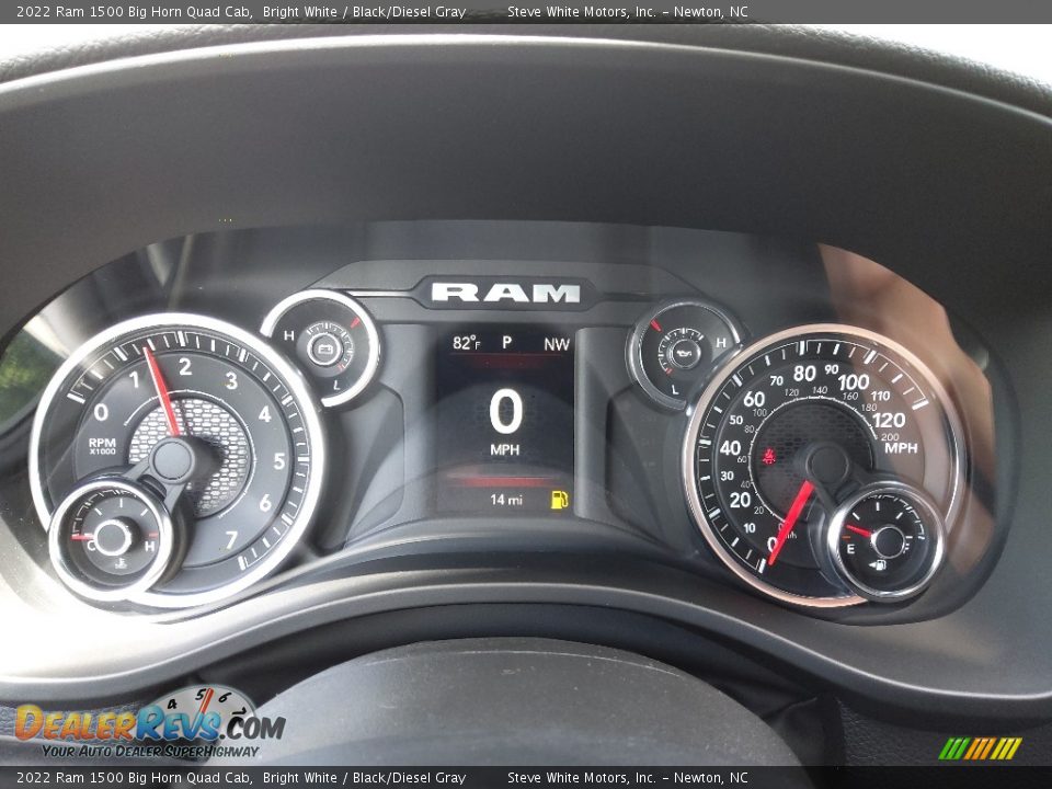 2022 Ram 1500 Big Horn Quad Cab Gauges Photo #21