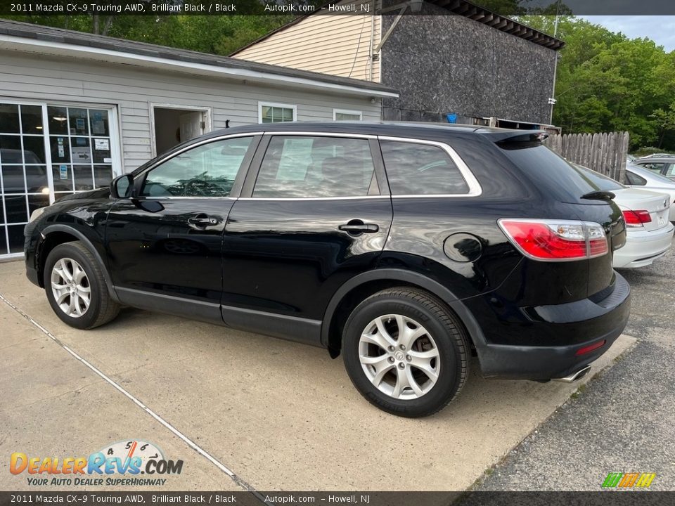 2011 Mazda CX-9 Touring AWD Brilliant Black / Black Photo #8