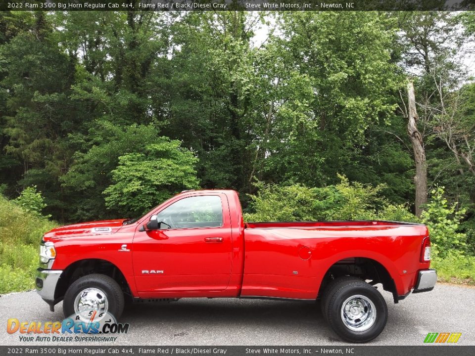 Flame Red 2022 Ram 3500 Big Horn Regular Cab 4x4 Photo #1