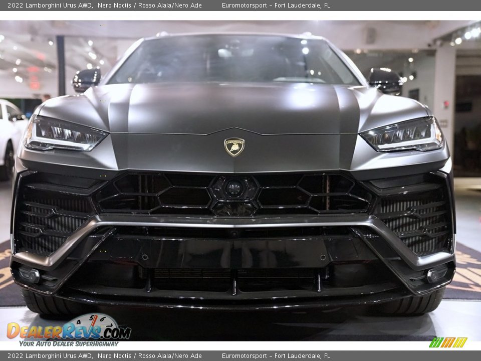 2022 Lamborghini Urus AWD Nero Noctis / Rosso Alala/Nero Ade Photo #10