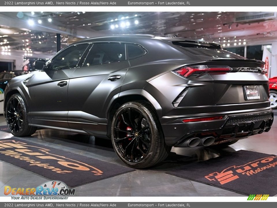 2022 Lamborghini Urus AWD Nero Noctis / Rosso Alala/Nero Ade Photo #13