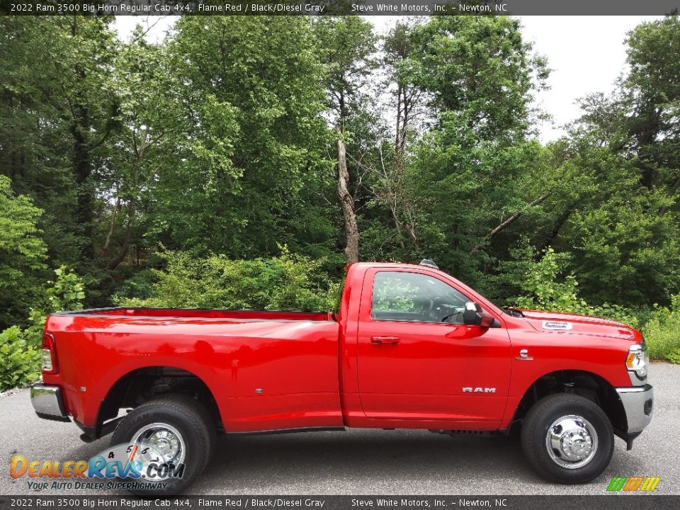 Flame Red 2022 Ram 3500 Big Horn Regular Cab 4x4 Photo #5