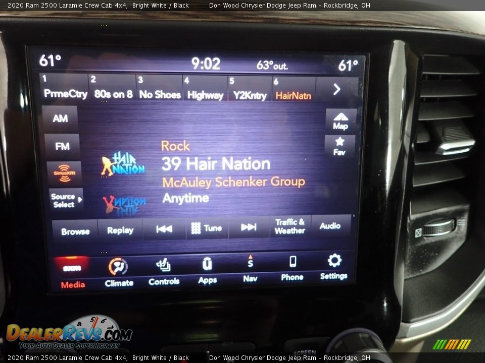 2020 Ram 2500 Laramie Crew Cab 4x4 Bright White / Black Photo #2