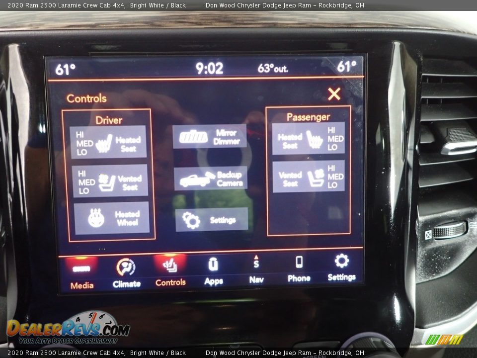 2020 Ram 2500 Laramie Crew Cab 4x4 Bright White / Black Photo #4