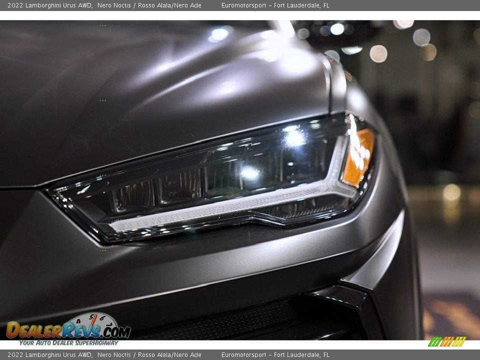2022 Lamborghini Urus AWD Nero Noctis / Rosso Alala/Nero Ade Photo #17