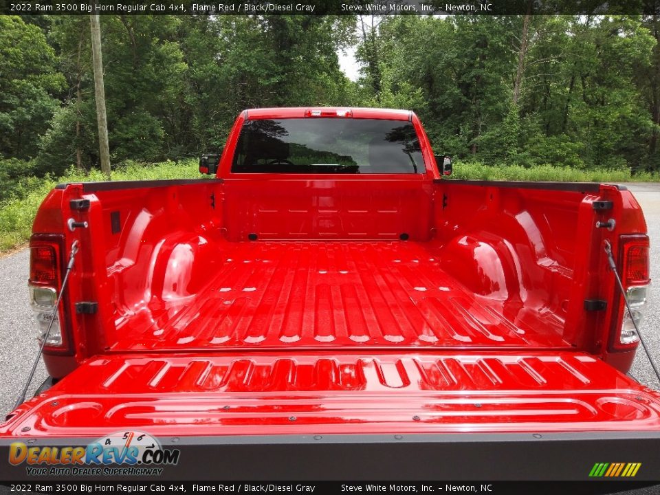 2022 Ram 3500 Big Horn Regular Cab 4x4 Flame Red / Black/Diesel Gray Photo #8