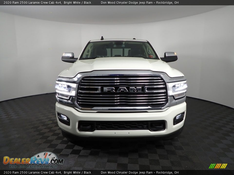 2020 Ram 2500 Laramie Crew Cab 4x4 Bright White / Black Photo #7