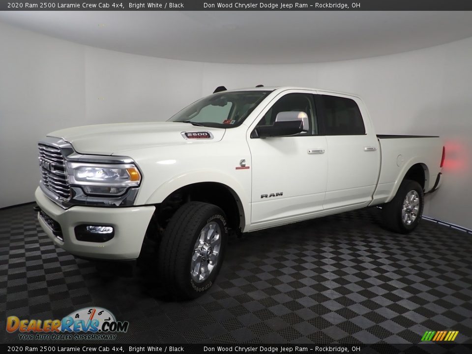 2020 Ram 2500 Laramie Crew Cab 4x4 Bright White / Black Photo #8
