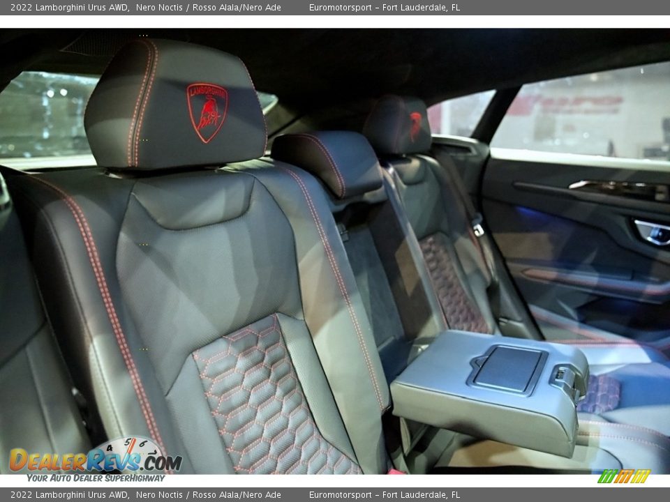 2022 Lamborghini Urus AWD Nero Noctis / Rosso Alala/Nero Ade Photo #22