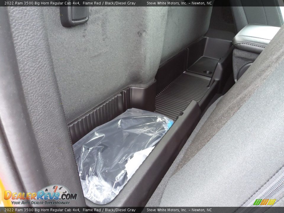 Rear Seat of 2022 Ram 3500 Big Horn Regular Cab 4x4 Photo #12