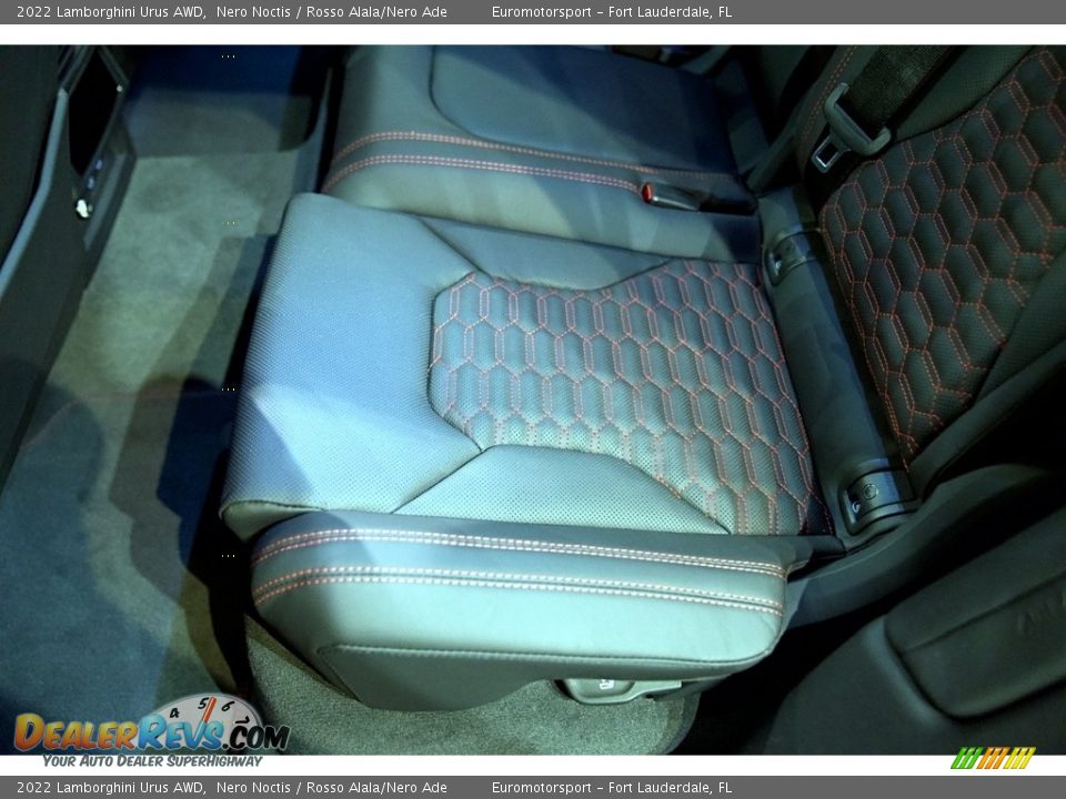2022 Lamborghini Urus AWD Nero Noctis / Rosso Alala/Nero Ade Photo #25