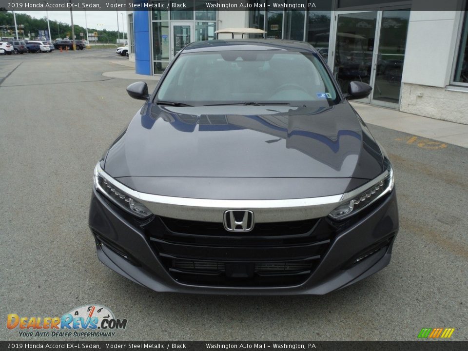 2019 Honda Accord EX-L Sedan Modern Steel Metallic / Black Photo #4