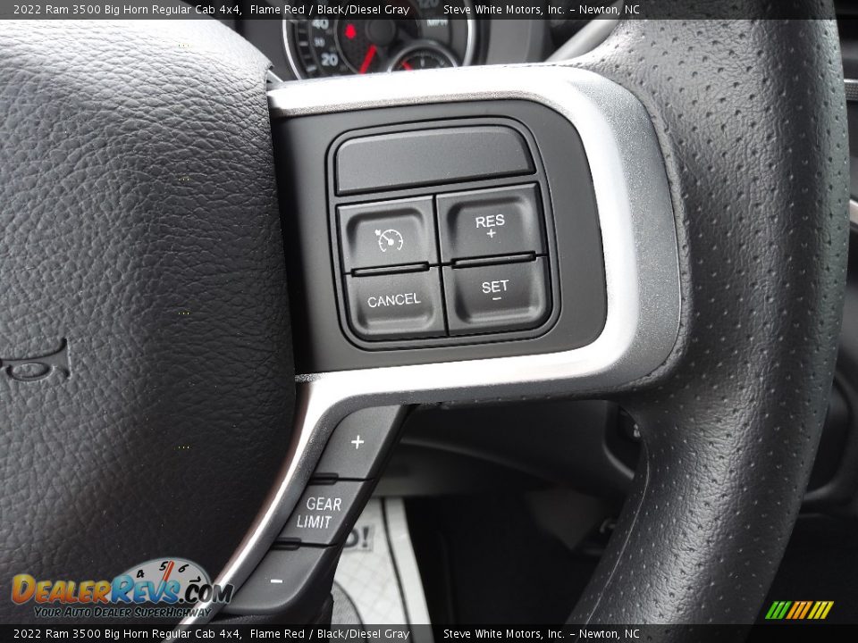 2022 Ram 3500 Big Horn Regular Cab 4x4 Steering Wheel Photo #15