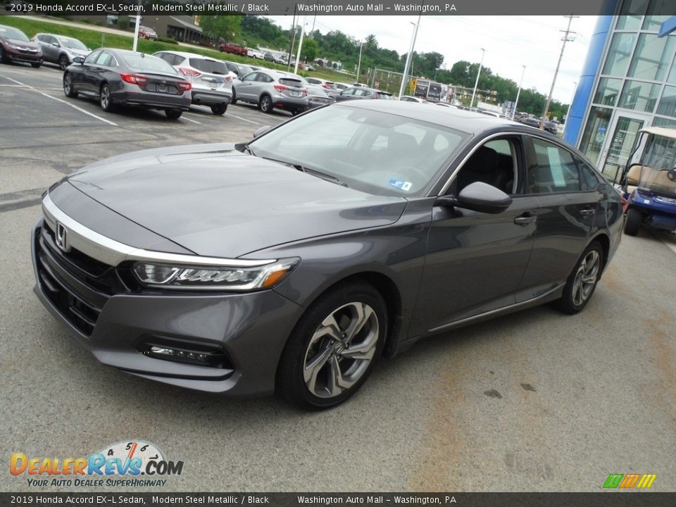 2019 Honda Accord EX-L Sedan Modern Steel Metallic / Black Photo #5