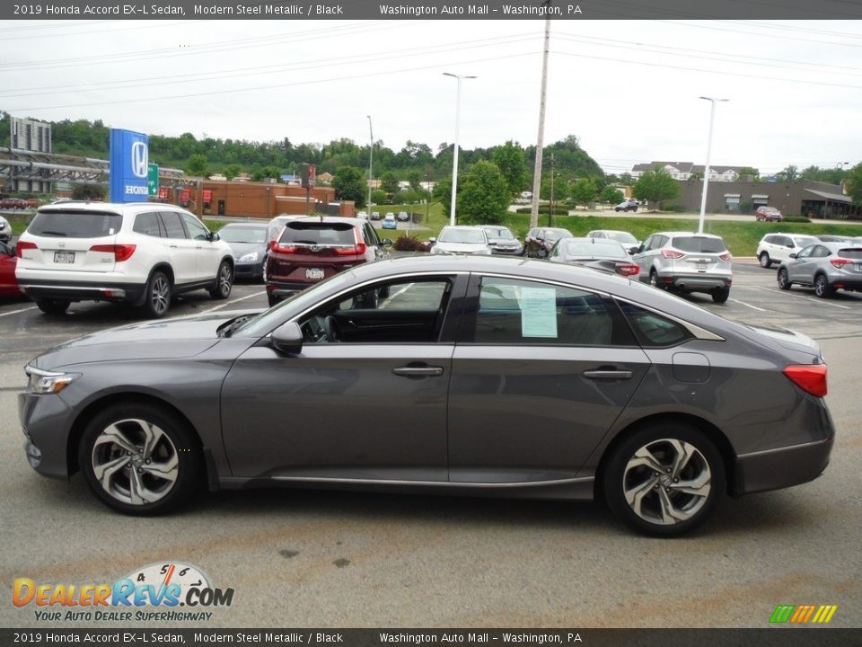 2019 Honda Accord EX-L Sedan Modern Steel Metallic / Black Photo #6