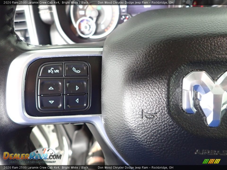 2020 Ram 2500 Laramie Crew Cab 4x4 Bright White / Black Photo #18