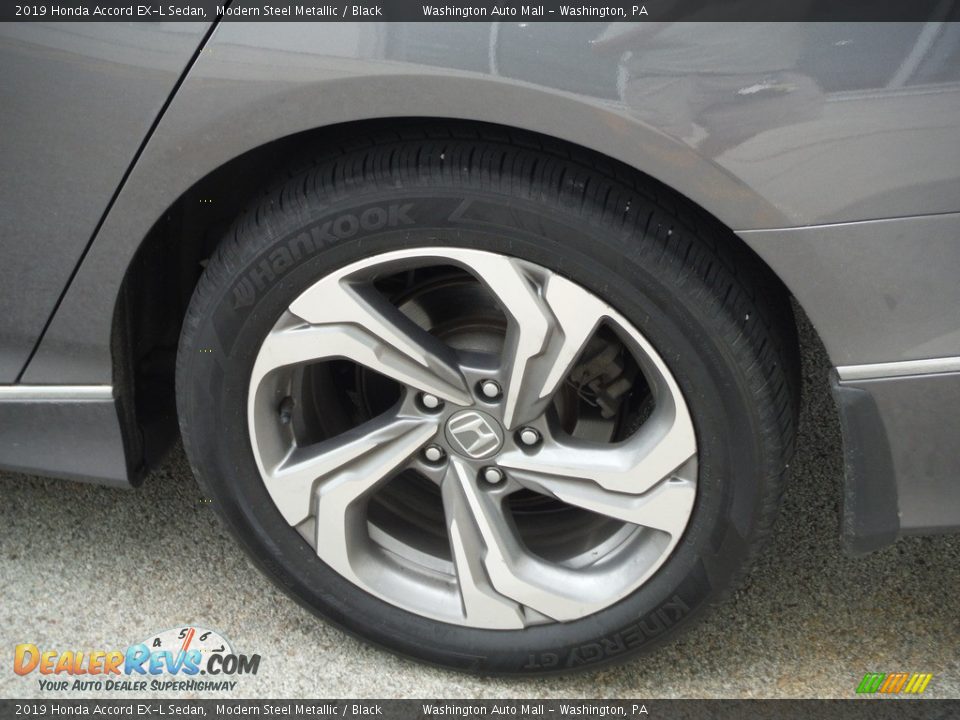 2019 Honda Accord EX-L Sedan Modern Steel Metallic / Black Photo #7