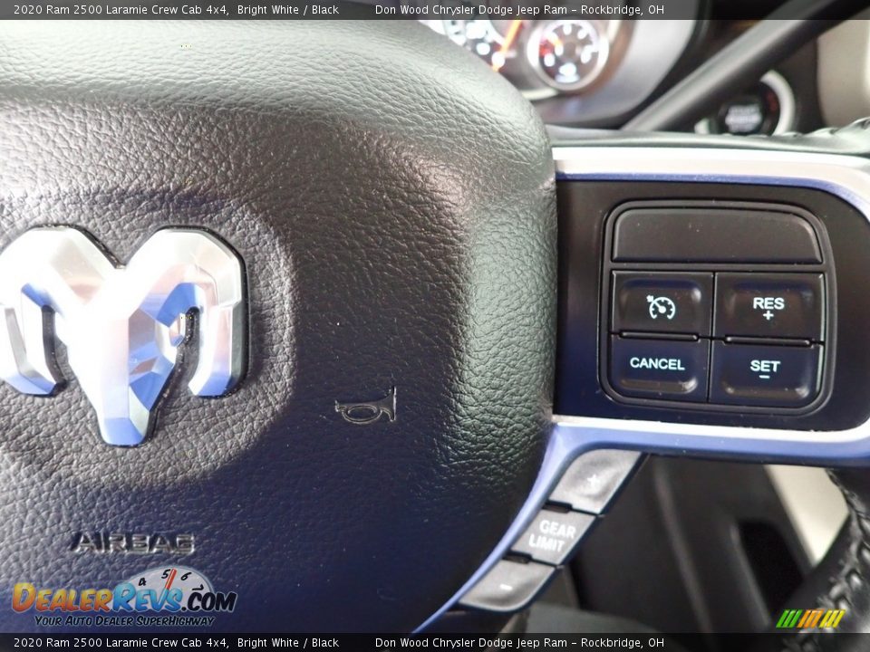 2020 Ram 2500 Laramie Crew Cab 4x4 Bright White / Black Photo #19