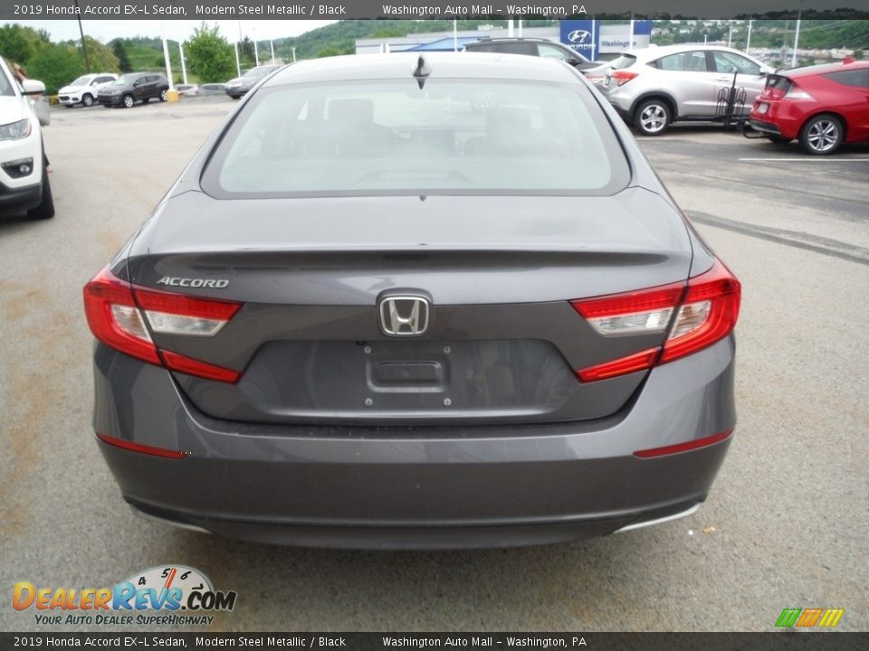 2019 Honda Accord EX-L Sedan Modern Steel Metallic / Black Photo #9