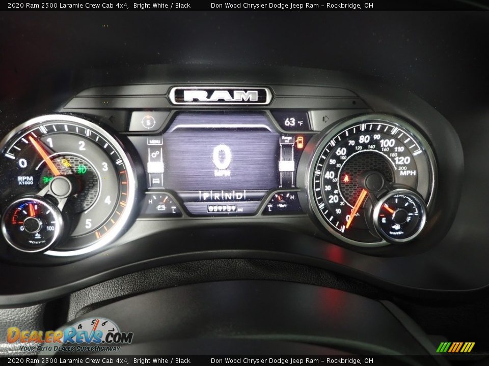 2020 Ram 2500 Laramie Crew Cab 4x4 Bright White / Black Photo #20