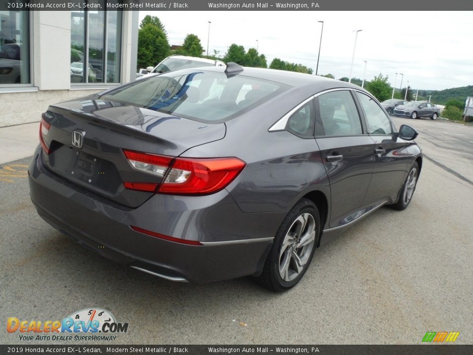 2019 Honda Accord EX-L Sedan Modern Steel Metallic / Black Photo #10