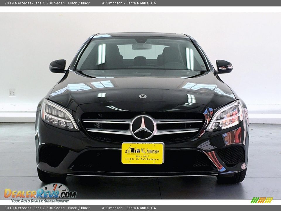 2019 Mercedes-Benz C 300 Sedan Black / Black Photo #2