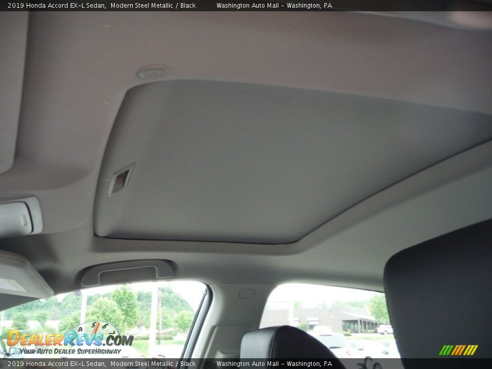 2019 Honda Accord EX-L Sedan Modern Steel Metallic / Black Photo #11