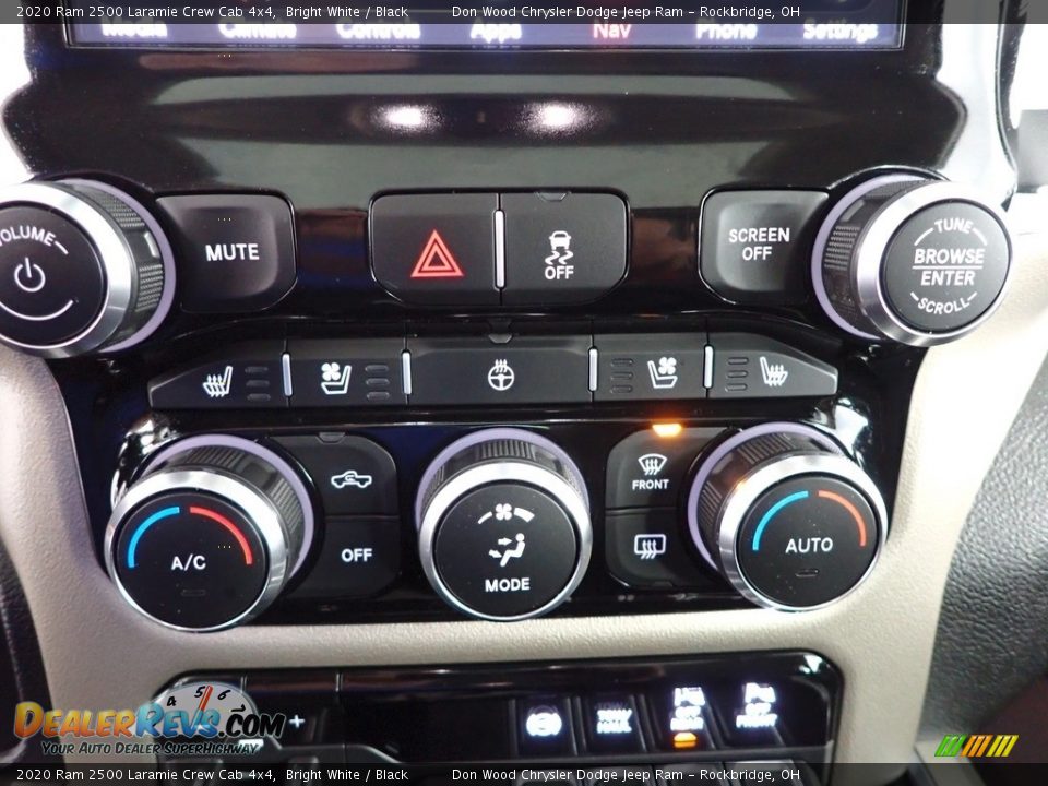 2020 Ram 2500 Laramie Crew Cab 4x4 Bright White / Black Photo #22